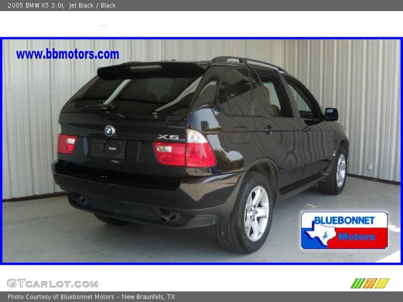 Jet Black / Black 2005 BMW X5 3.0i
