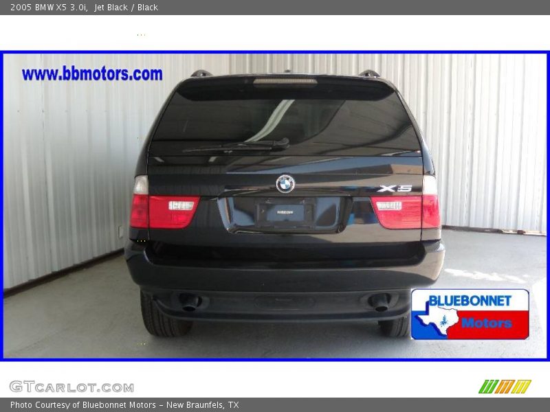 Jet Black / Black 2005 BMW X5 3.0i