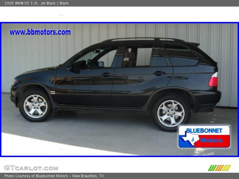 Jet Black / Black 2005 BMW X5 3.0i