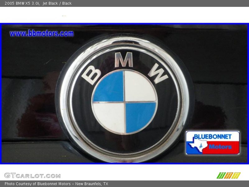 Jet Black / Black 2005 BMW X5 3.0i