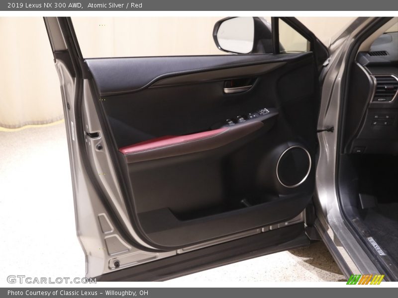 Atomic Silver / Red 2019 Lexus NX 300 AWD
