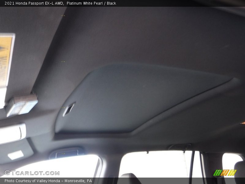 Platinum White Pearl / Black 2021 Honda Passport EX-L AWD