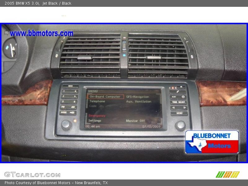 Jet Black / Black 2005 BMW X5 3.0i