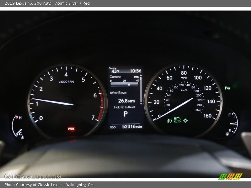 Atomic Silver / Red 2019 Lexus NX 300 AWD