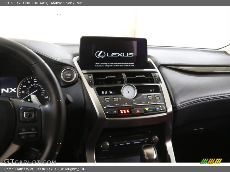 Atomic Silver / Red 2019 Lexus NX 300 AWD