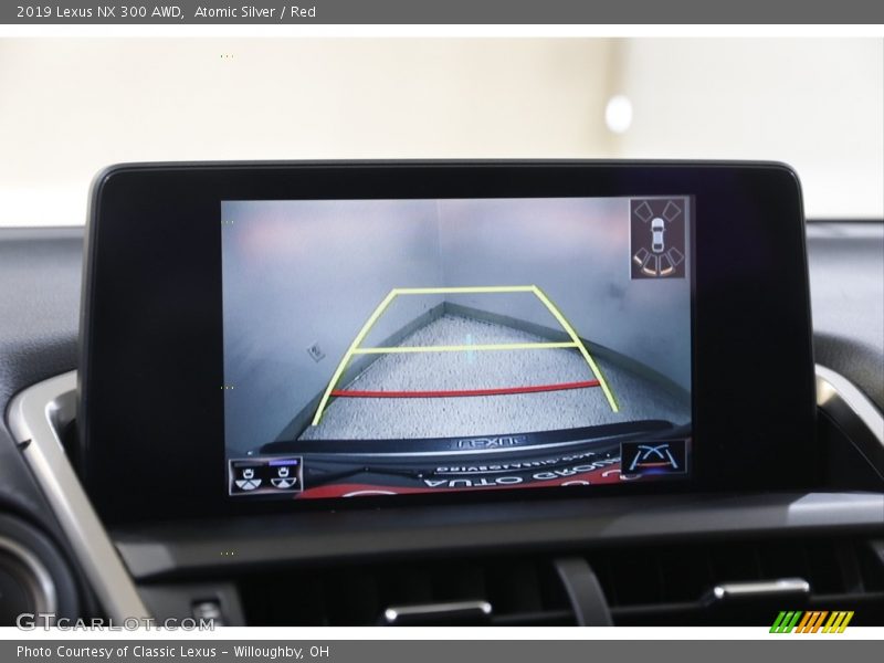 Atomic Silver / Red 2019 Lexus NX 300 AWD