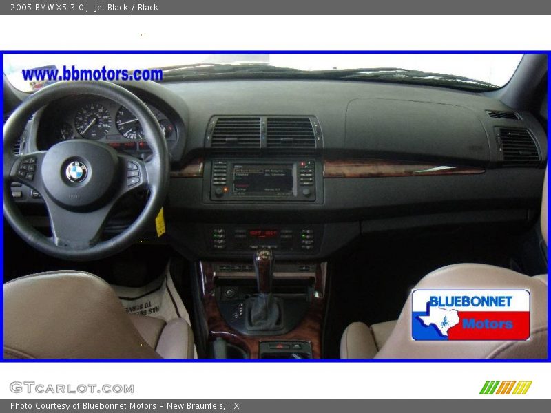 Jet Black / Black 2005 BMW X5 3.0i
