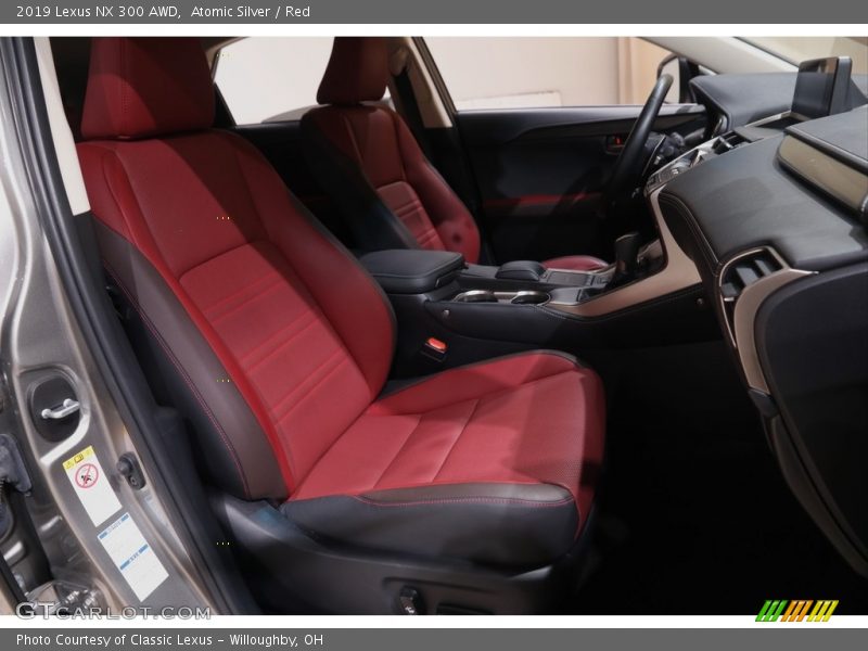 Atomic Silver / Red 2019 Lexus NX 300 AWD