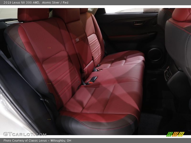 Atomic Silver / Red 2019 Lexus NX 300 AWD