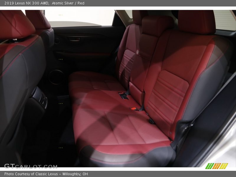 Atomic Silver / Red 2019 Lexus NX 300 AWD