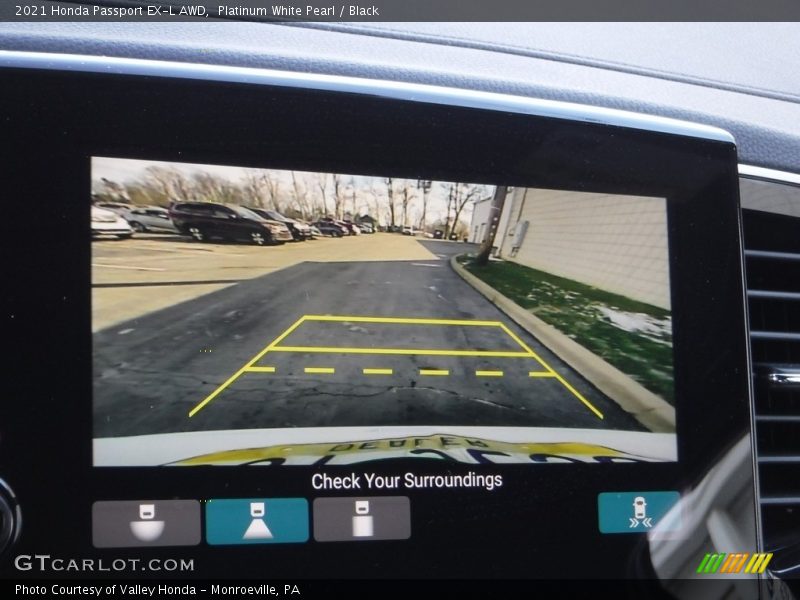 Platinum White Pearl / Black 2021 Honda Passport EX-L AWD