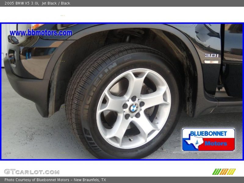 Jet Black / Black 2005 BMW X5 3.0i