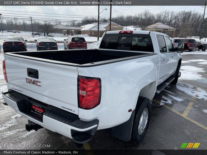 Summit White / Cocoa/­Dark Sand 2017 GMC Sierra 3500HD Denali Crew Cab 4x4