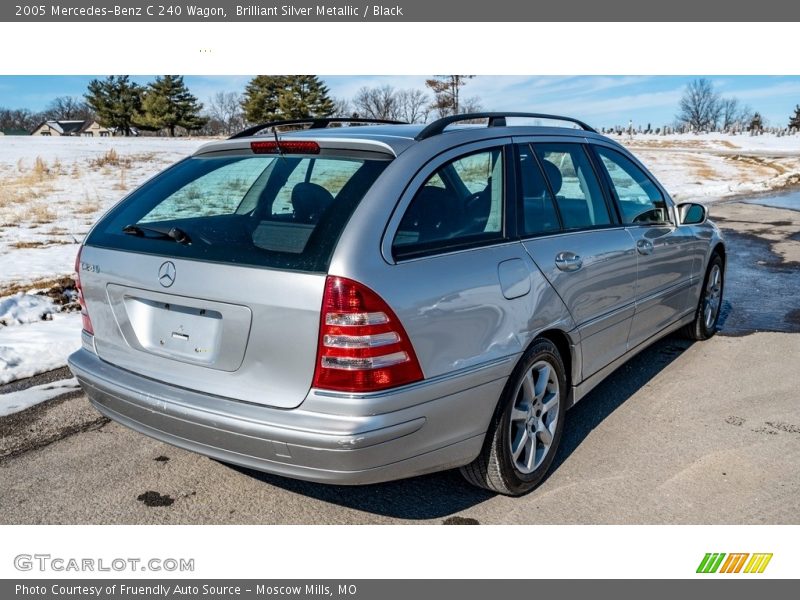 Brilliant Silver Metallic / Black 2005 Mercedes-Benz C 240 Wagon