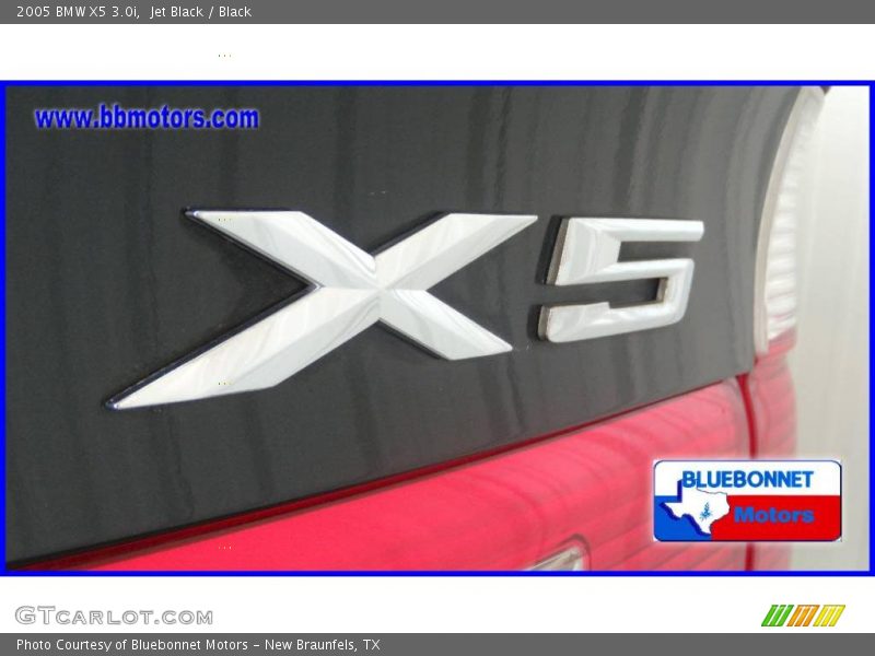 Jet Black / Black 2005 BMW X5 3.0i