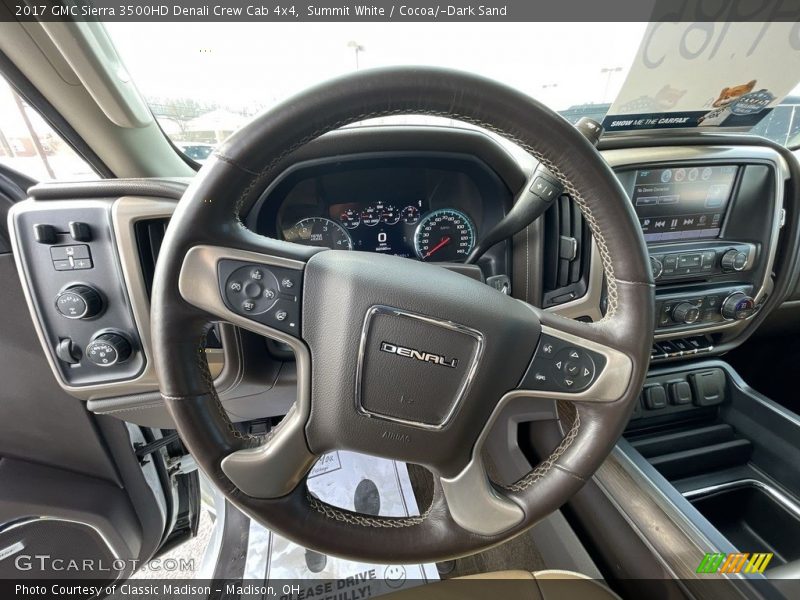  2017 Sierra 3500HD Denali Crew Cab 4x4 Steering Wheel