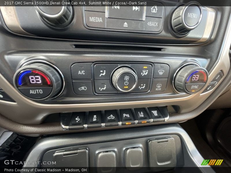 Controls of 2017 Sierra 3500HD Denali Crew Cab 4x4