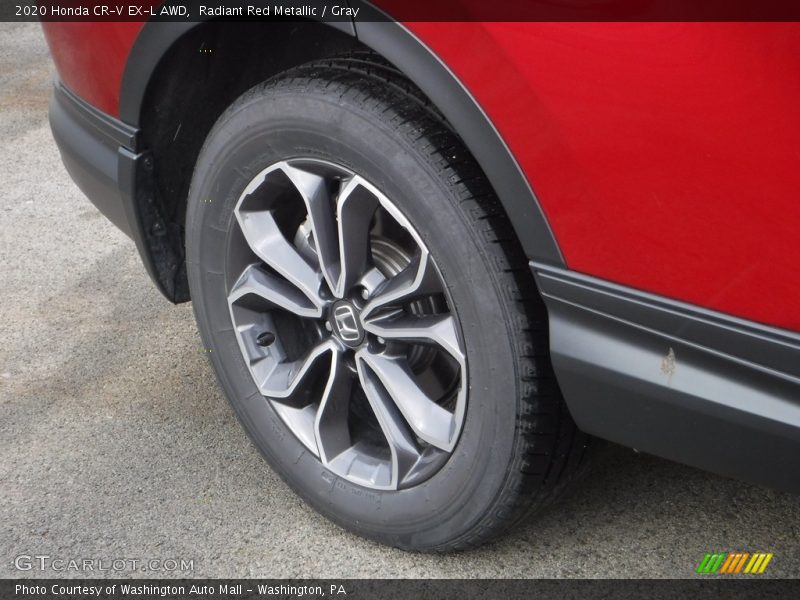 Radiant Red Metallic / Gray 2020 Honda CR-V EX-L AWD