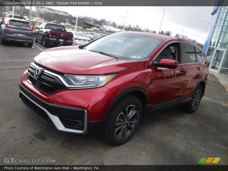 Radiant Red Metallic / Gray 2020 Honda CR-V EX-L AWD