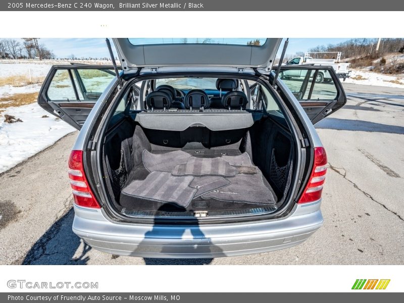 Brilliant Silver Metallic / Black 2005 Mercedes-Benz C 240 Wagon