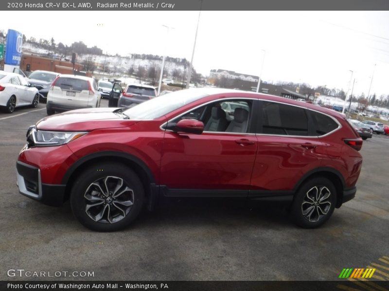 Radiant Red Metallic / Gray 2020 Honda CR-V EX-L AWD