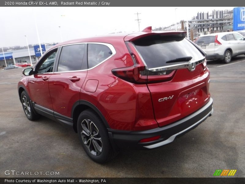 Radiant Red Metallic / Gray 2020 Honda CR-V EX-L AWD