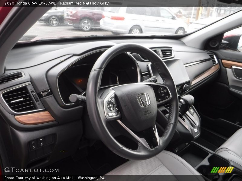 Radiant Red Metallic / Gray 2020 Honda CR-V EX-L AWD