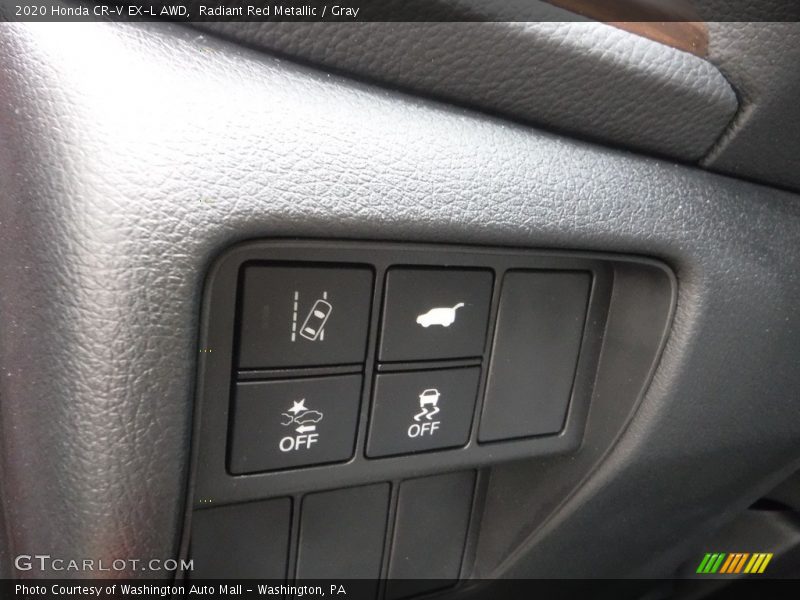 Radiant Red Metallic / Gray 2020 Honda CR-V EX-L AWD