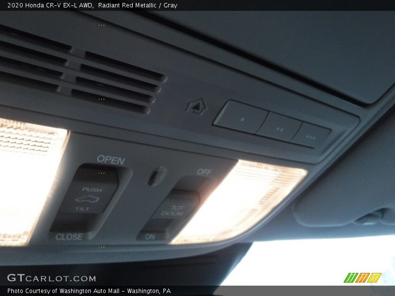 Radiant Red Metallic / Gray 2020 Honda CR-V EX-L AWD