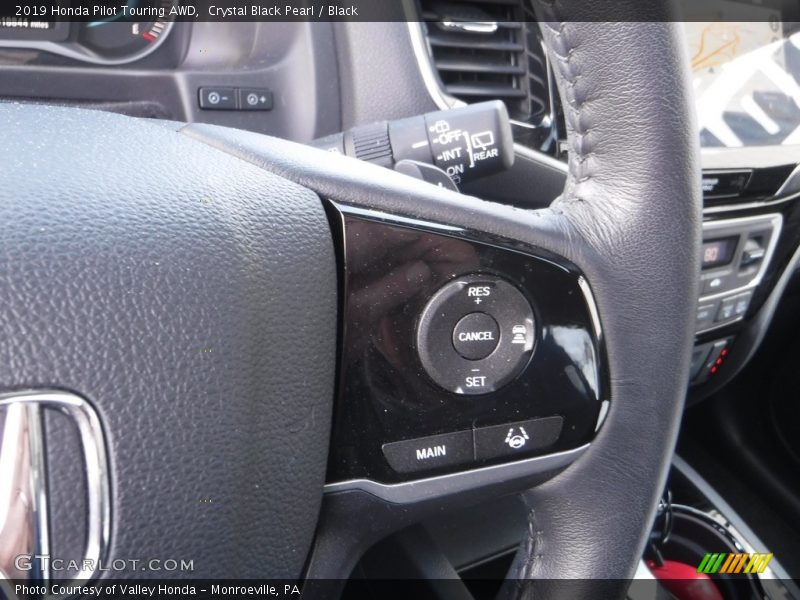 Crystal Black Pearl / Black 2019 Honda Pilot Touring AWD