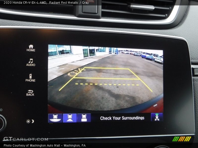 Radiant Red Metallic / Gray 2020 Honda CR-V EX-L AWD