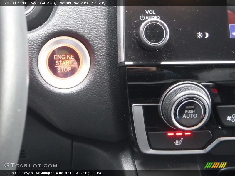 Radiant Red Metallic / Gray 2020 Honda CR-V EX-L AWD