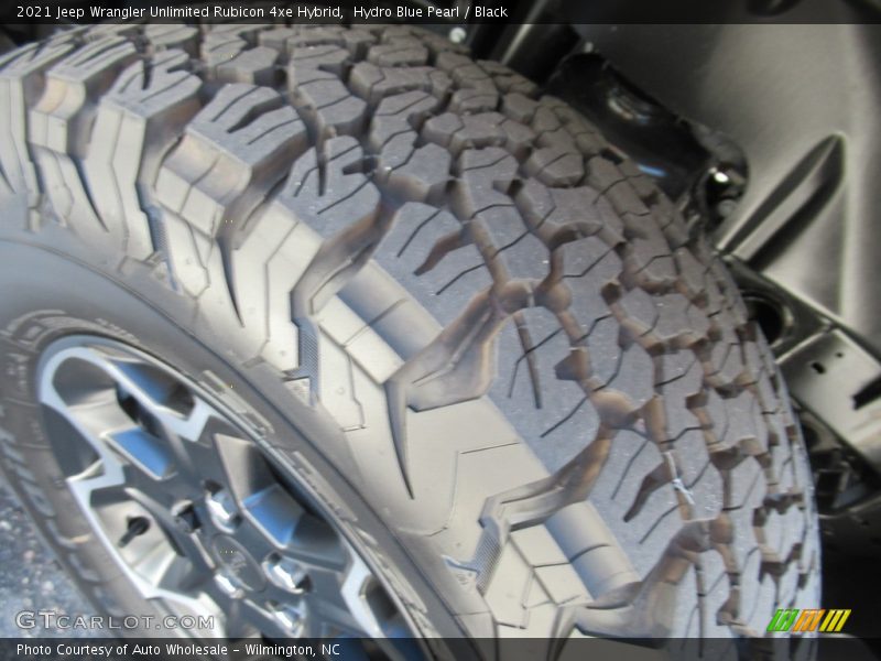 Hydro Blue Pearl / Black 2021 Jeep Wrangler Unlimited Rubicon 4xe Hybrid