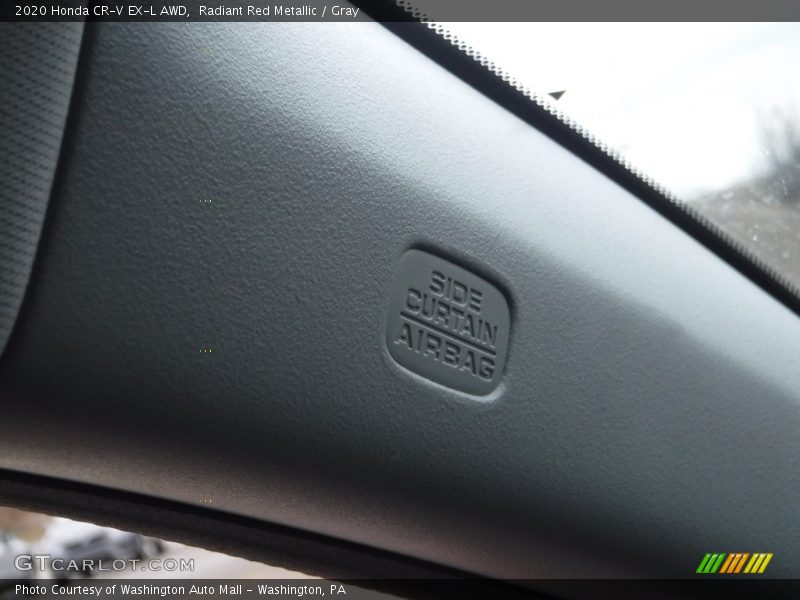 Radiant Red Metallic / Gray 2020 Honda CR-V EX-L AWD