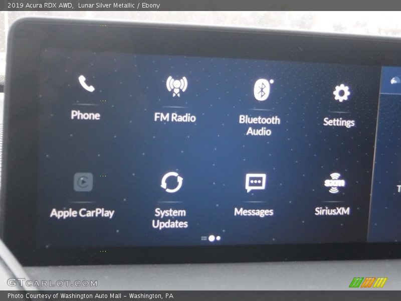 Lunar Silver Metallic / Ebony 2019 Acura RDX AWD