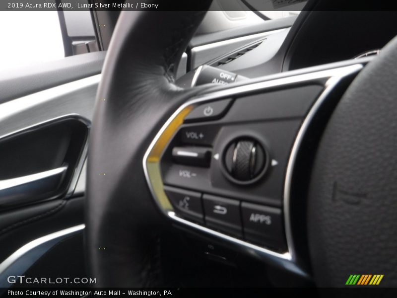 Lunar Silver Metallic / Ebony 2019 Acura RDX AWD