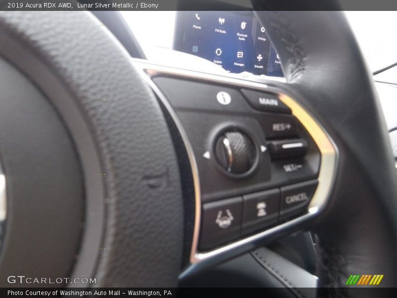 Lunar Silver Metallic / Ebony 2019 Acura RDX AWD