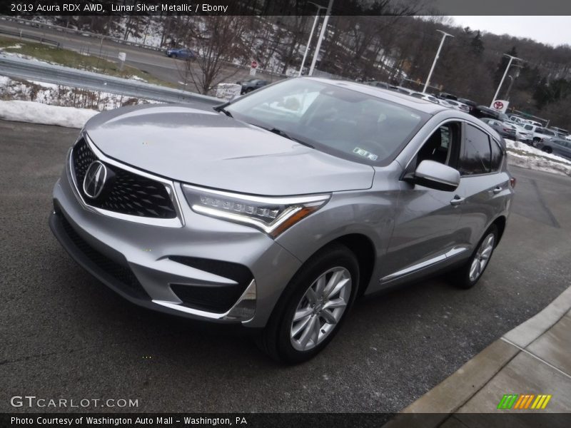 Lunar Silver Metallic / Ebony 2019 Acura RDX AWD