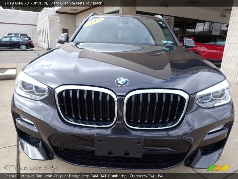 Dark Graphite Metallic / Black 2019 BMW X3 xDrive30i