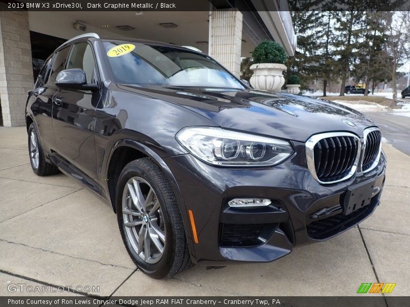 Dark Graphite Metallic / Black 2019 BMW X3 xDrive30i