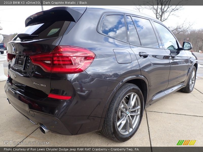 Dark Graphite Metallic / Black 2019 BMW X3 xDrive30i