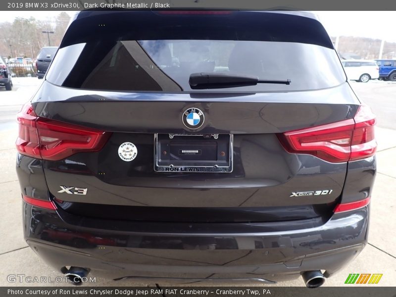 Dark Graphite Metallic / Black 2019 BMW X3 xDrive30i