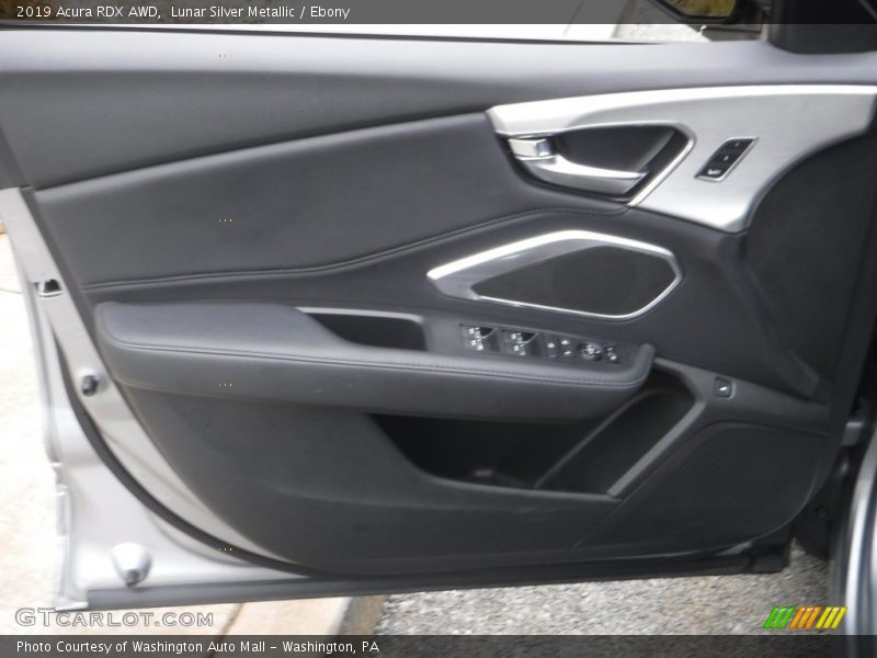 Lunar Silver Metallic / Ebony 2019 Acura RDX AWD