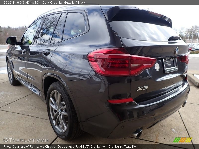 Dark Graphite Metallic / Black 2019 BMW X3 xDrive30i