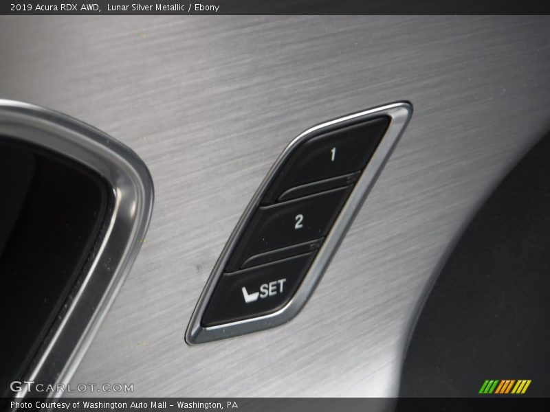Lunar Silver Metallic / Ebony 2019 Acura RDX AWD