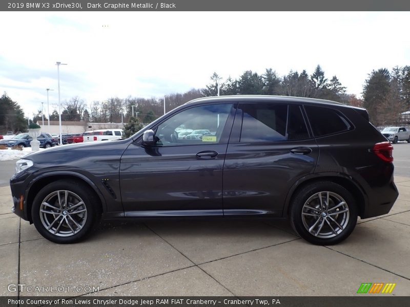 Dark Graphite Metallic / Black 2019 BMW X3 xDrive30i