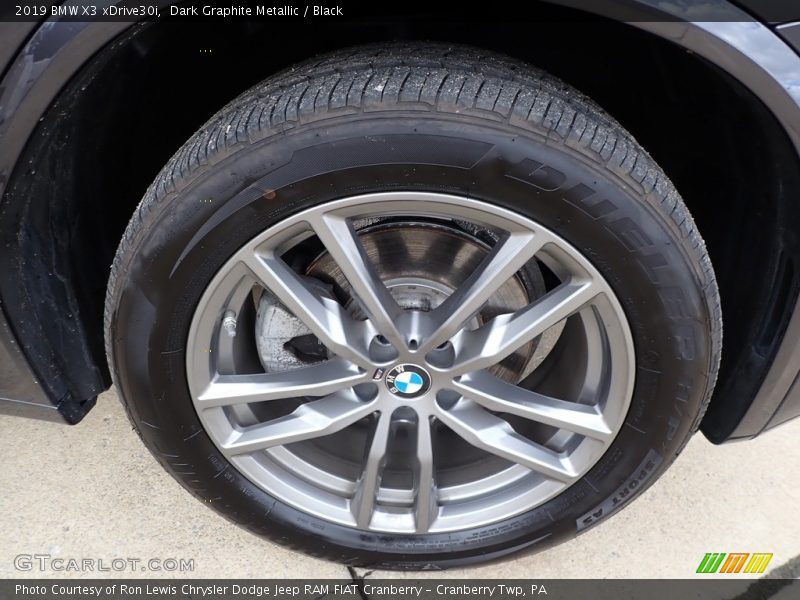 Dark Graphite Metallic / Black 2019 BMW X3 xDrive30i
