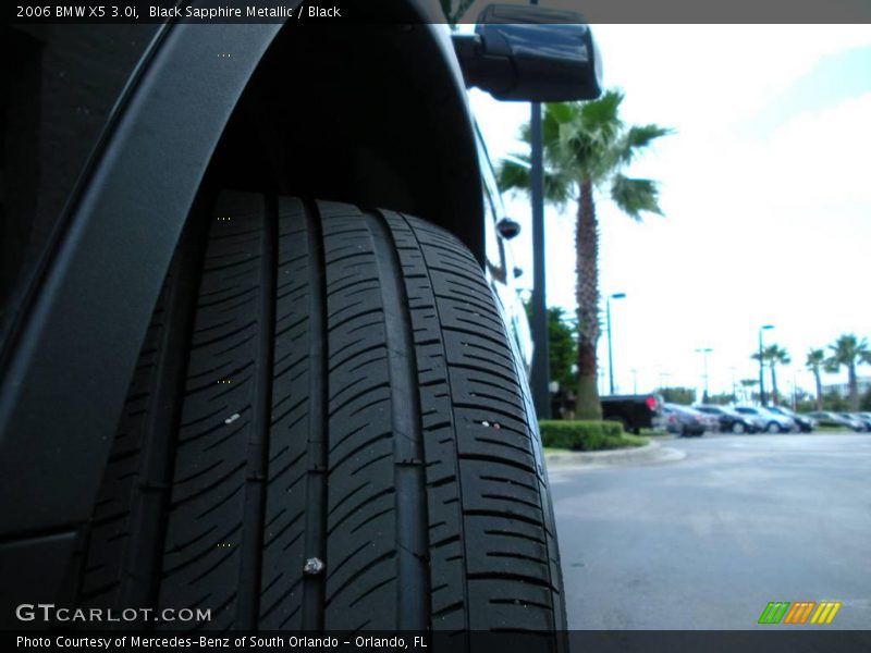 Black Sapphire Metallic / Black 2006 BMW X5 3.0i