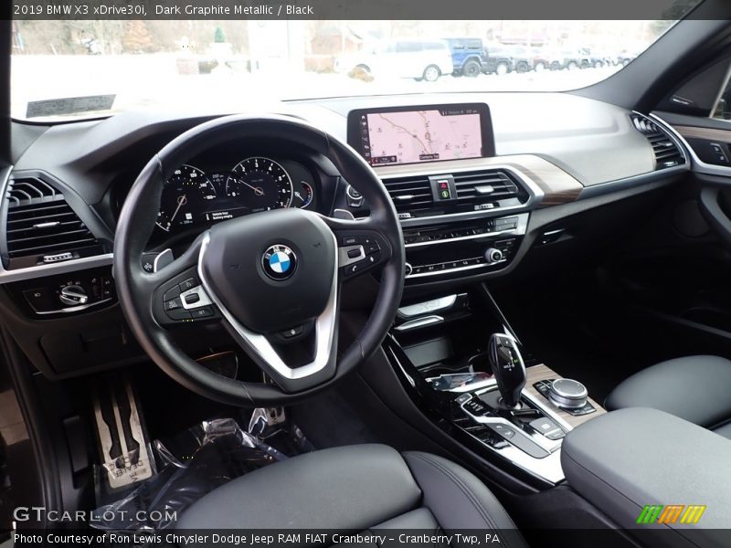 Dark Graphite Metallic / Black 2019 BMW X3 xDrive30i