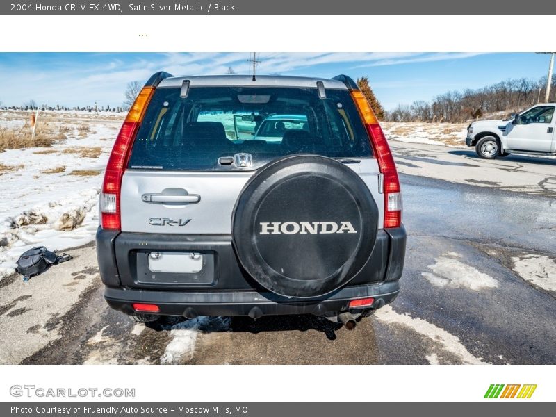 Satin Silver Metallic / Black 2004 Honda CR-V EX 4WD